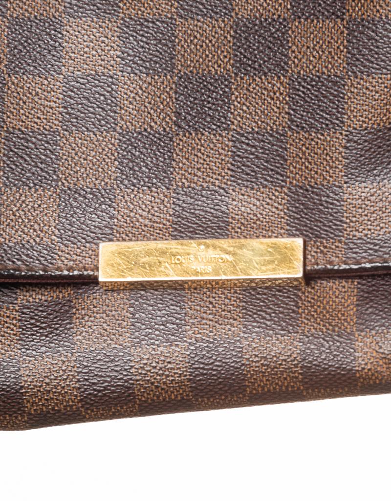 Black Louis Vuitton Damier Ebene Favorite