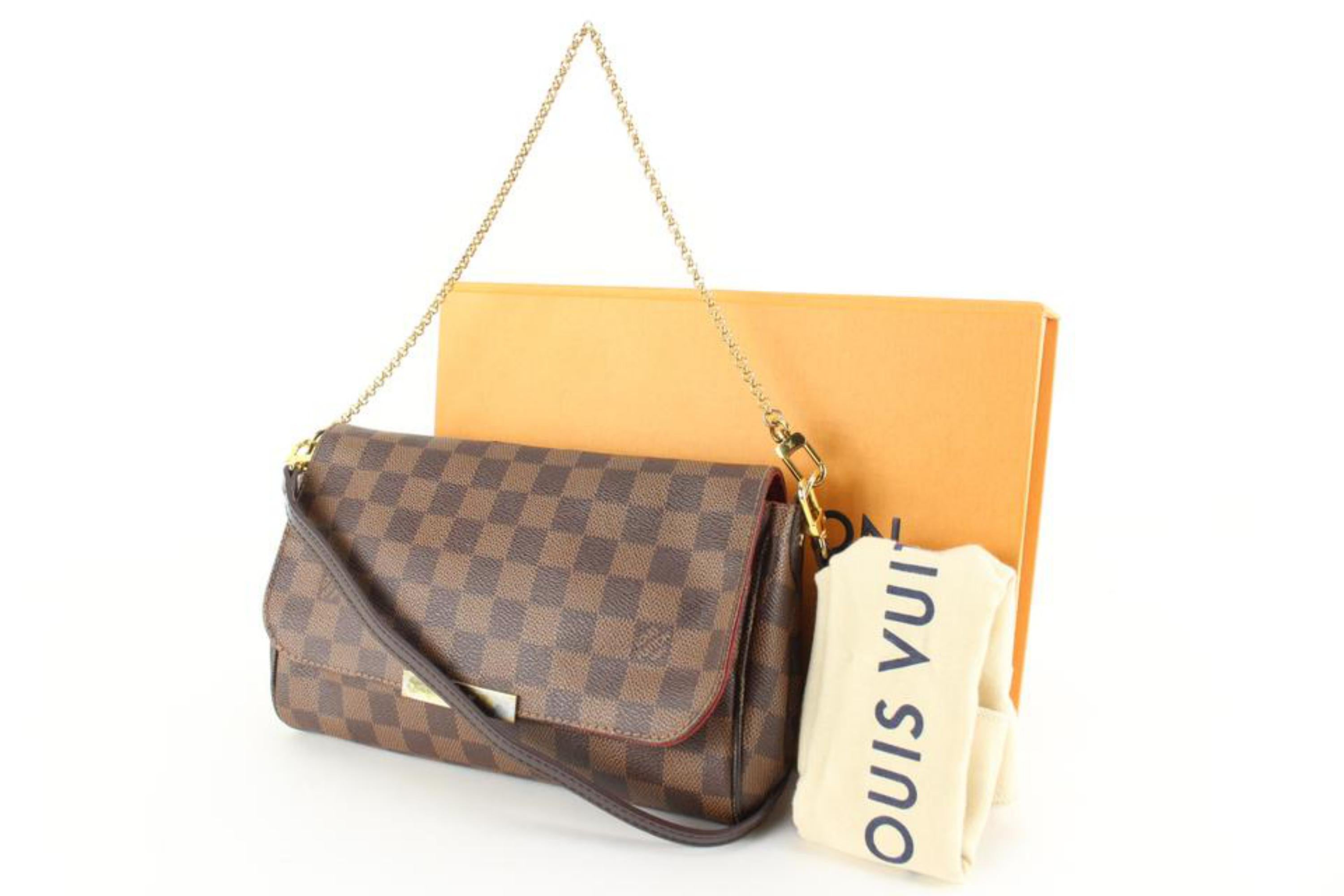 Louis Vuitton Damier Ebene Favorite MM 2way Bag 1LK919a 3