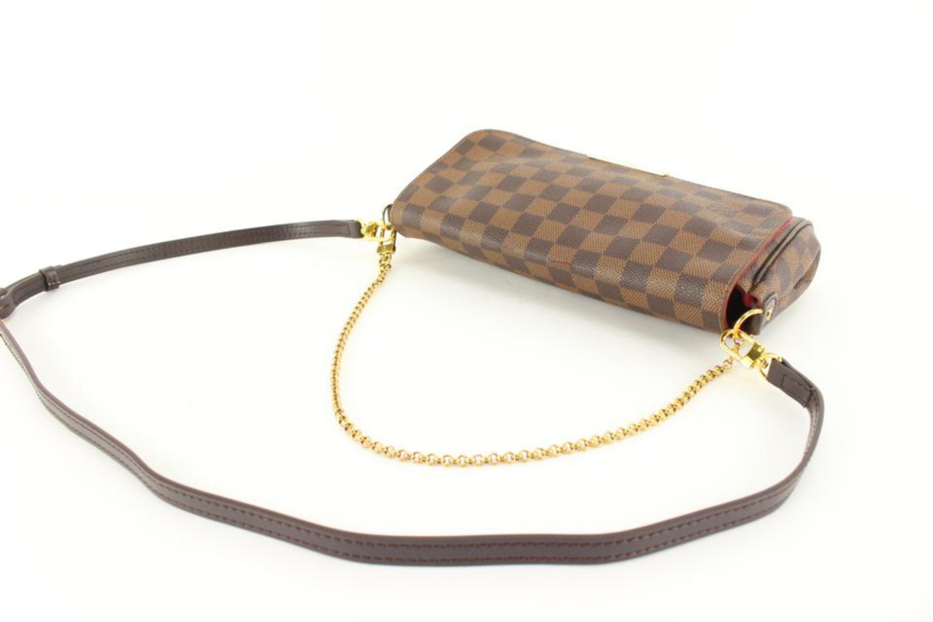 Louis Vuitton Damier Ebene Favorite MM 2way Bag 1LK919a 1