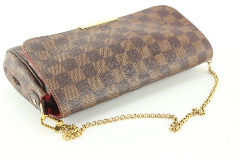 Louis Vuitton Damier Ebene Favorite MM 3LK0106 For Sale at 1stDibs