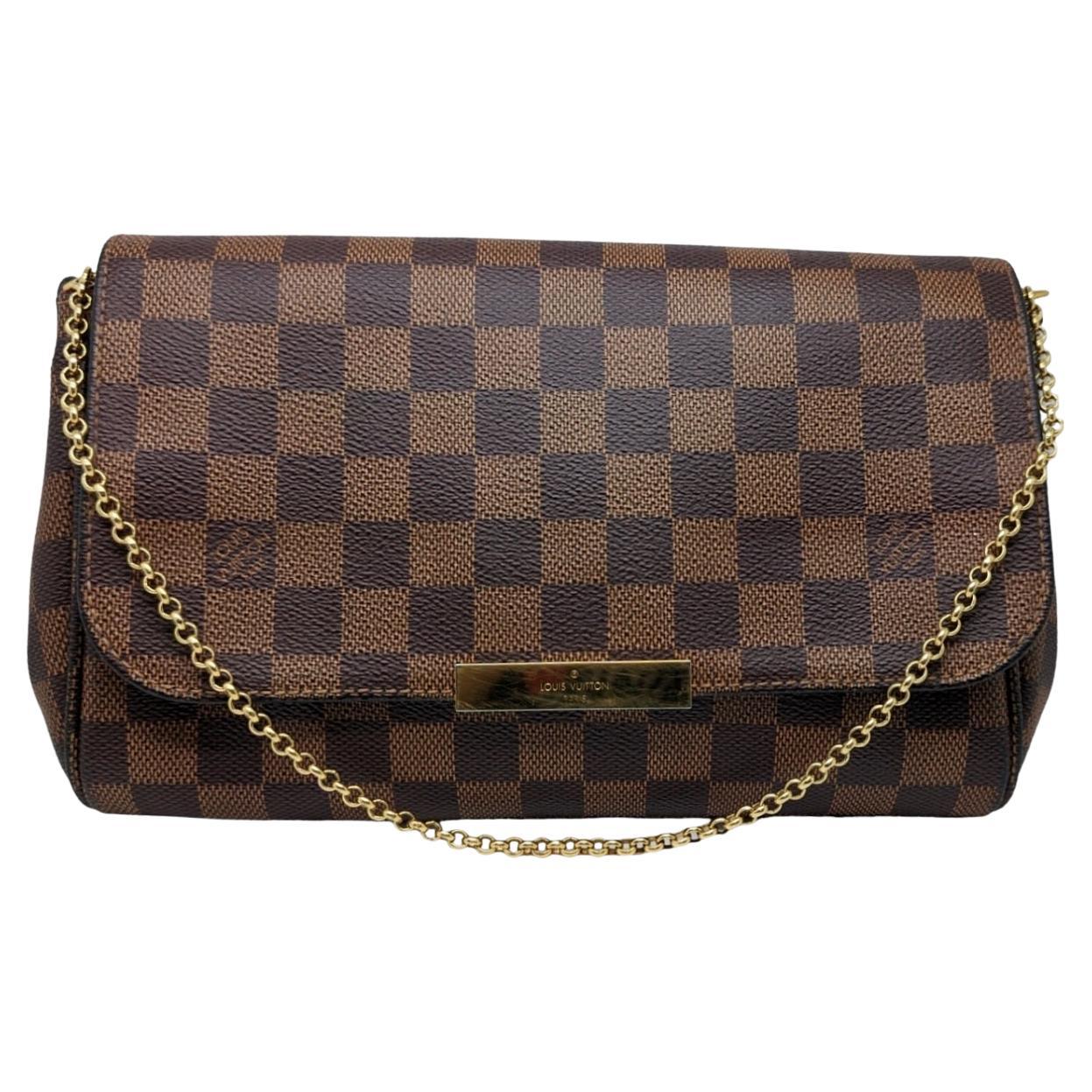 Louis Vuitton Damier Ebene Favorite MM w/ Strap - ShopStyle Crossbody Bags