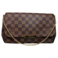 Louis Vuitton Damier Ebene Favorite MM Crossbody Bag