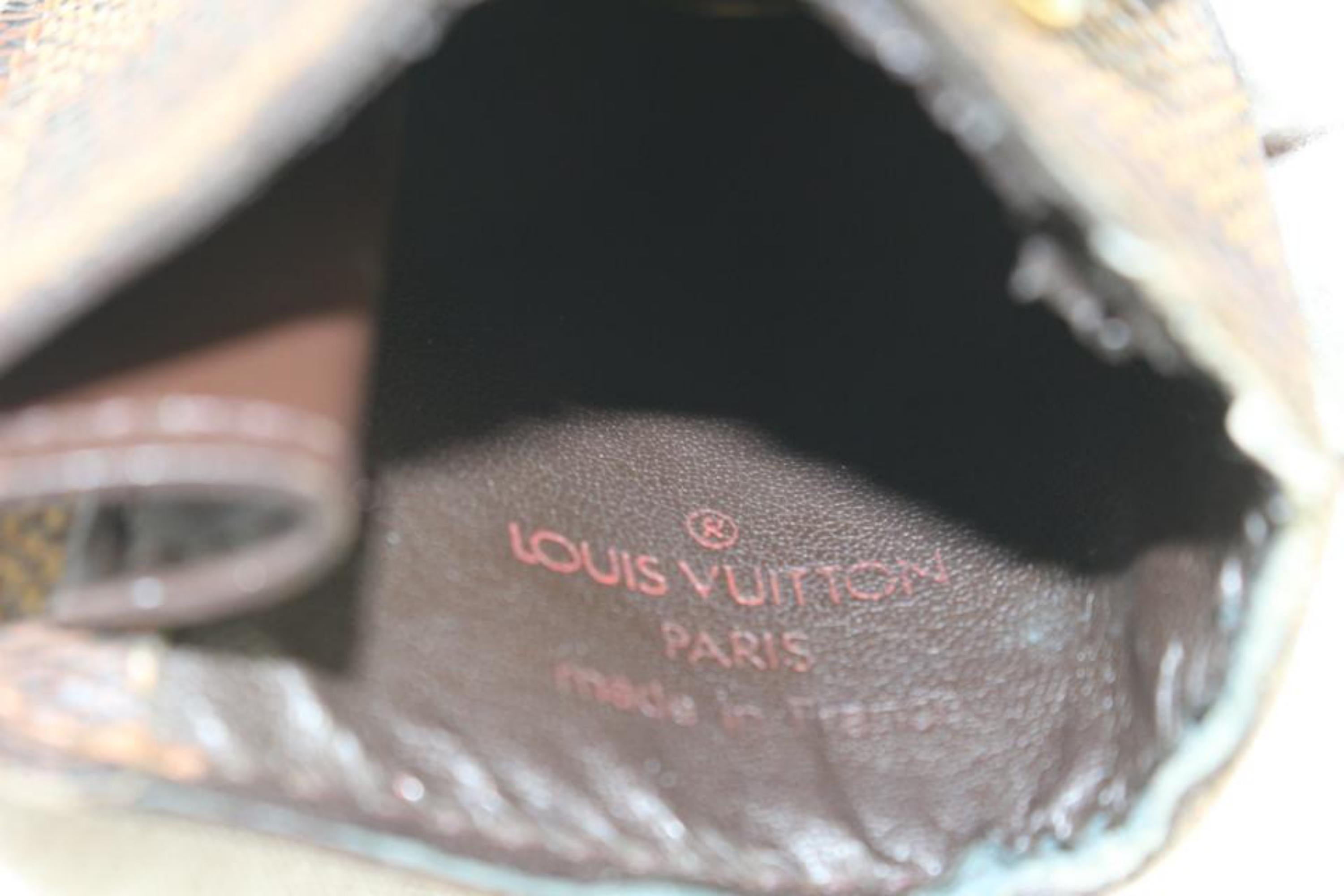 Louis Vuitton - Porte-clés à rabat en damier ébène 1020lv42 en vente 6