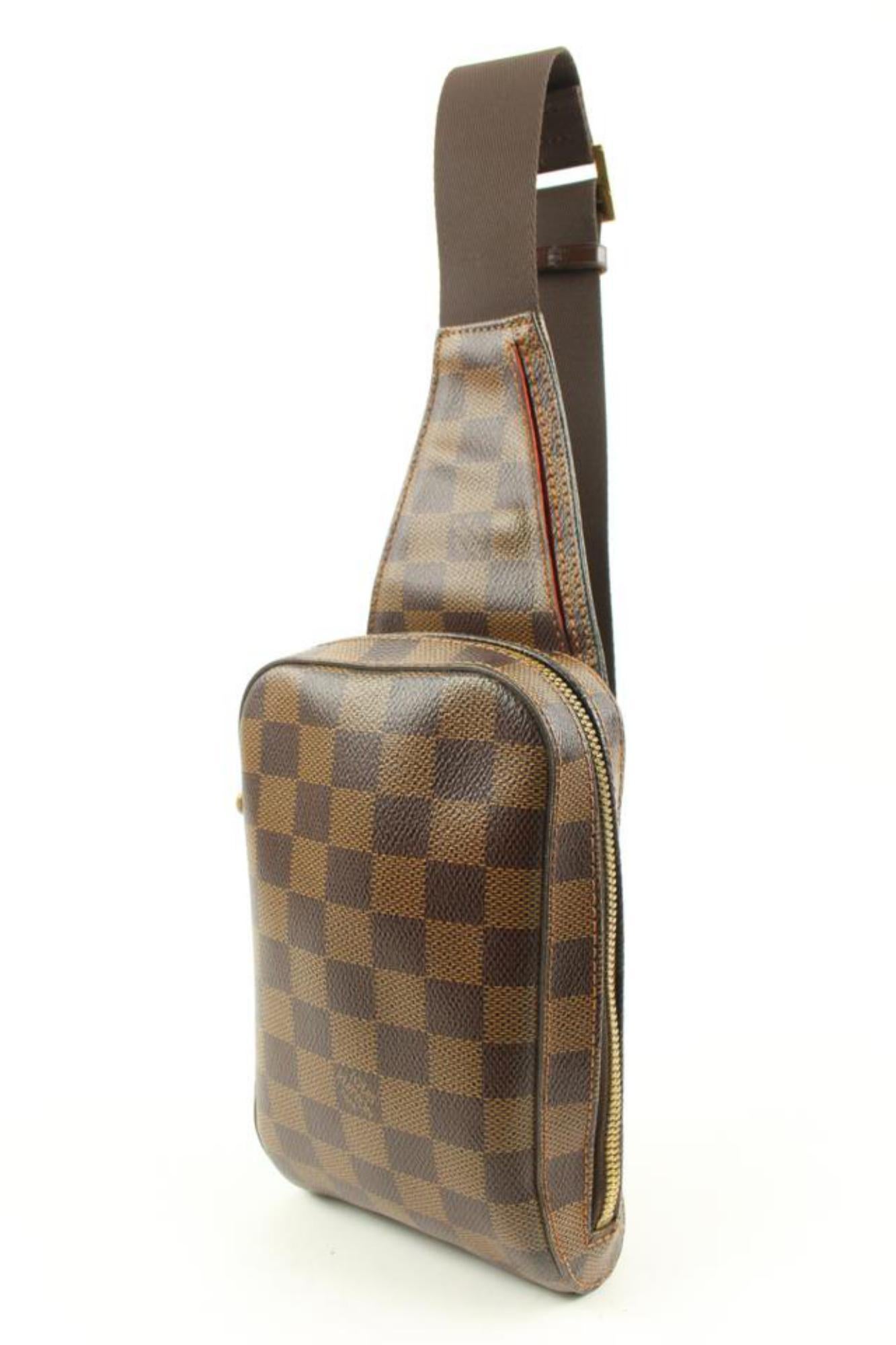 Louis Vuitton Damier Ebene Geronimos Body Bag Chest Bum Pack 118lv40 3
