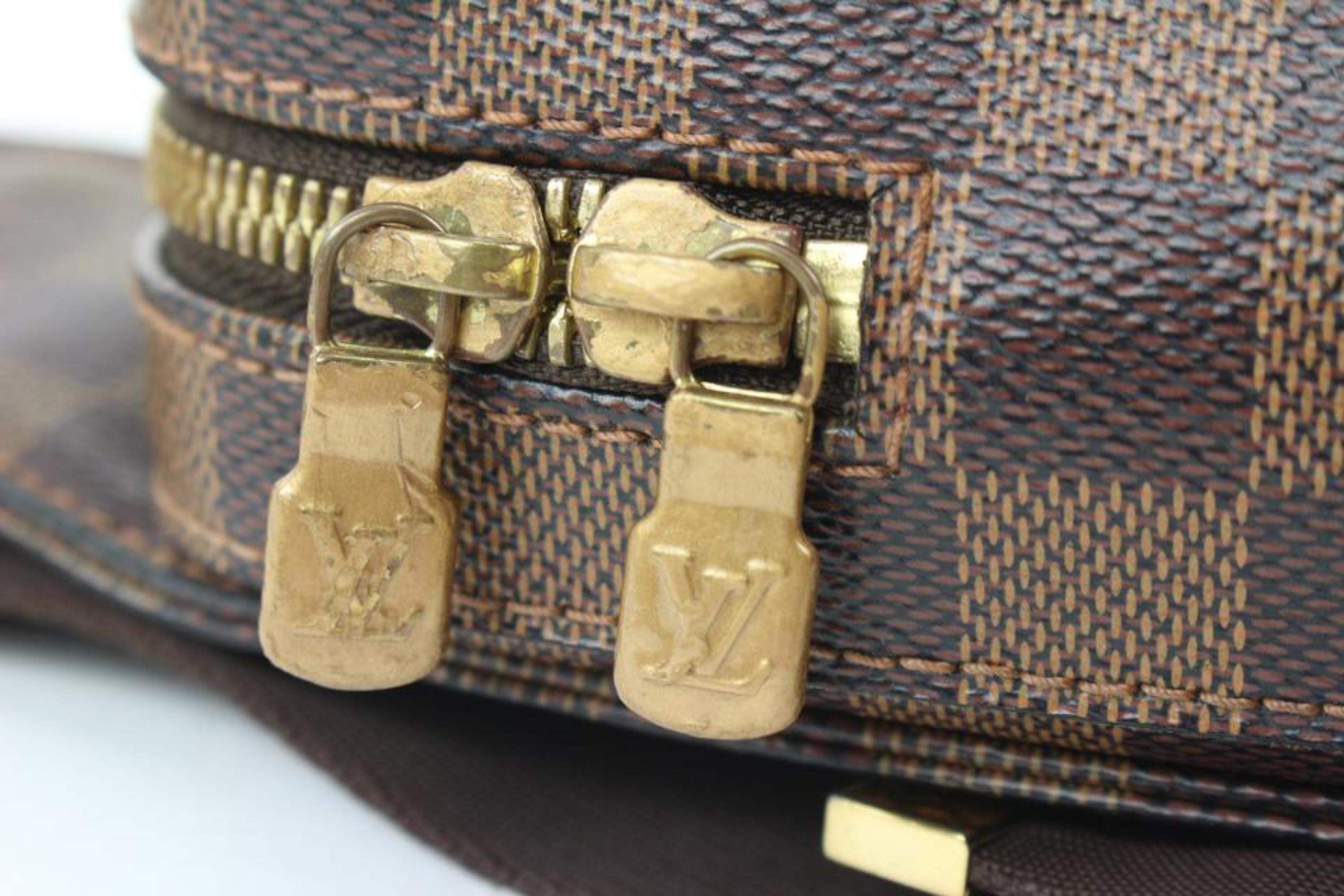 Brown Louis Vuitton Damier Ebene Geronimos Body Bag Chest Bum Pack 118lv40