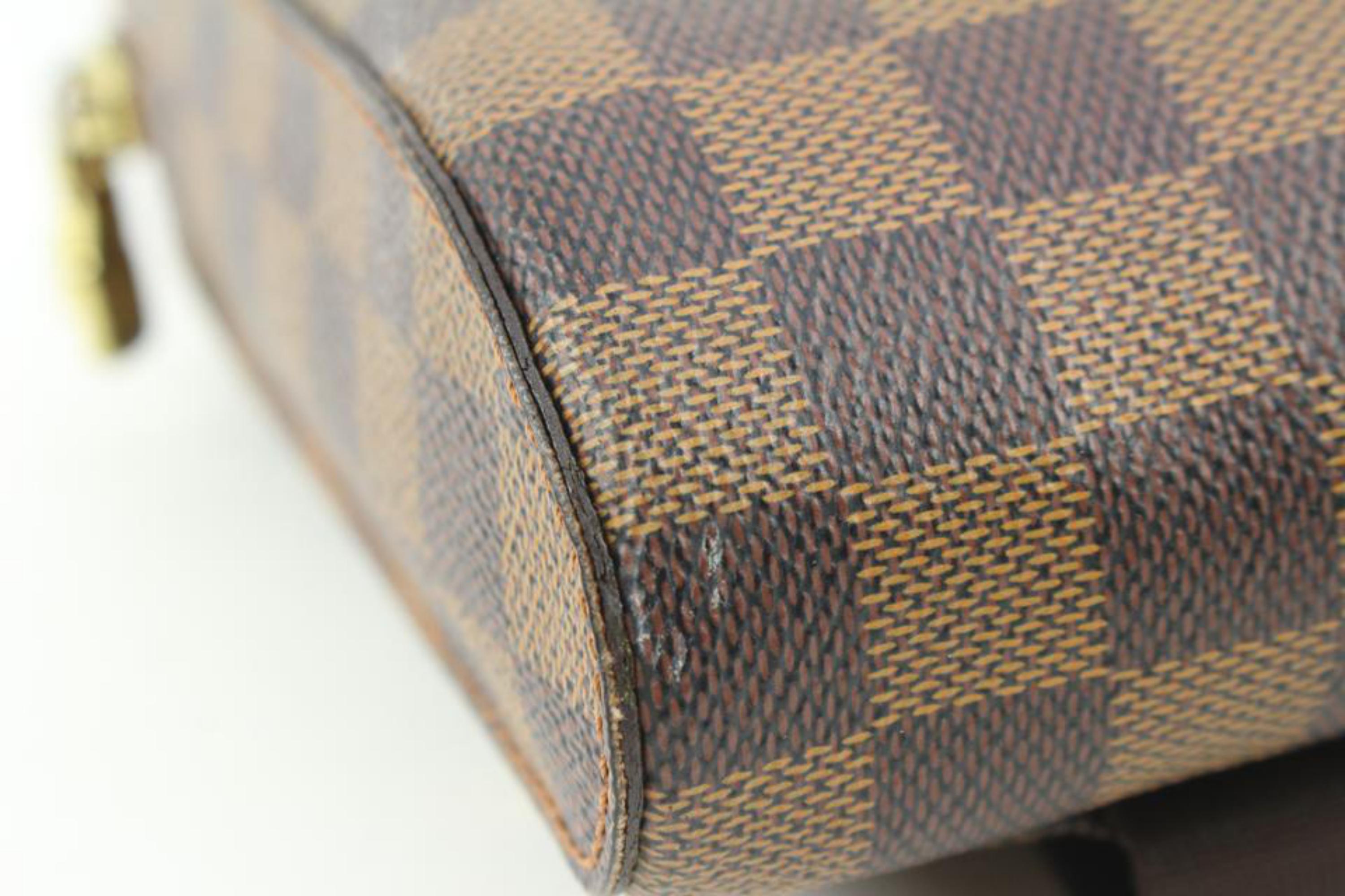Louis Vuitton Damier Ebene Geronimos Body Bag Waist Pouch 119lv49 In Good Condition For Sale In Dix hills, NY
