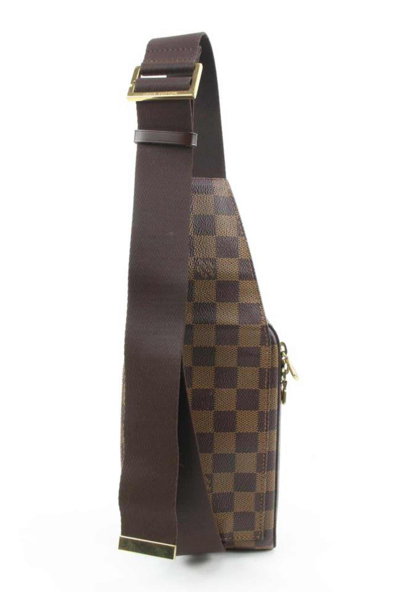 Louis Vuitton Damier Ebene Geronimos Body Bag Waist Pouch 119lv49 For Sale 1