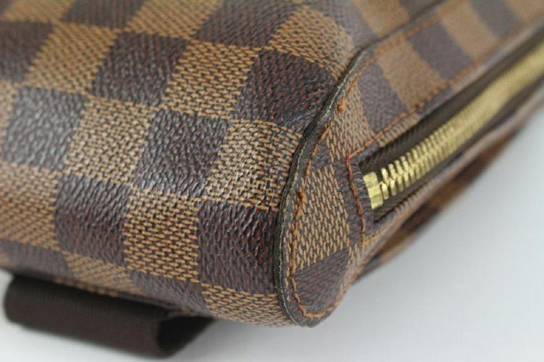 Louis Vuitton Damier Ebene Geronimos Bum Bag Fanny Pack Waist Pouch 106lv0  For Sale at 1stDibs