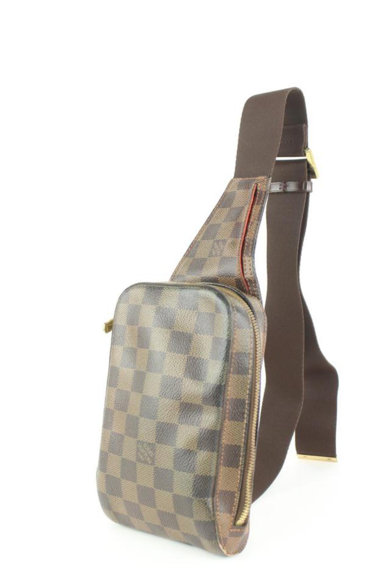 Louis Vuitton Damier ébène Geronimos sac banane sac à main ceinture 106lv24 4