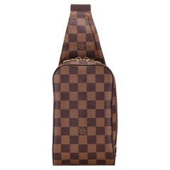 Borsa a tracolla Louis Vuitton Damier Ebene Geronimos