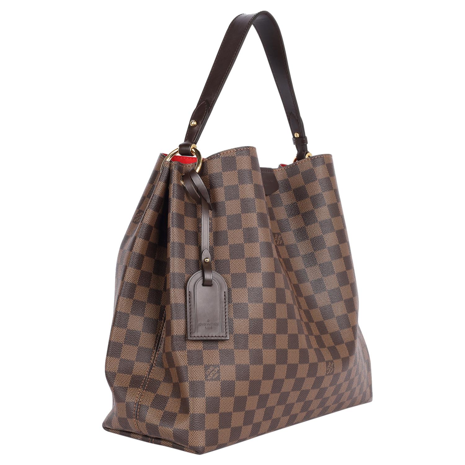 LOUIS VUITTON Damier Ebene Gracioso MM Marrón en Bueno estado para la venta en Salt Lake Cty, UT