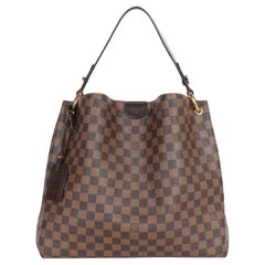 LOUIS VUITTON Damier Ebene Graceful MM Brown