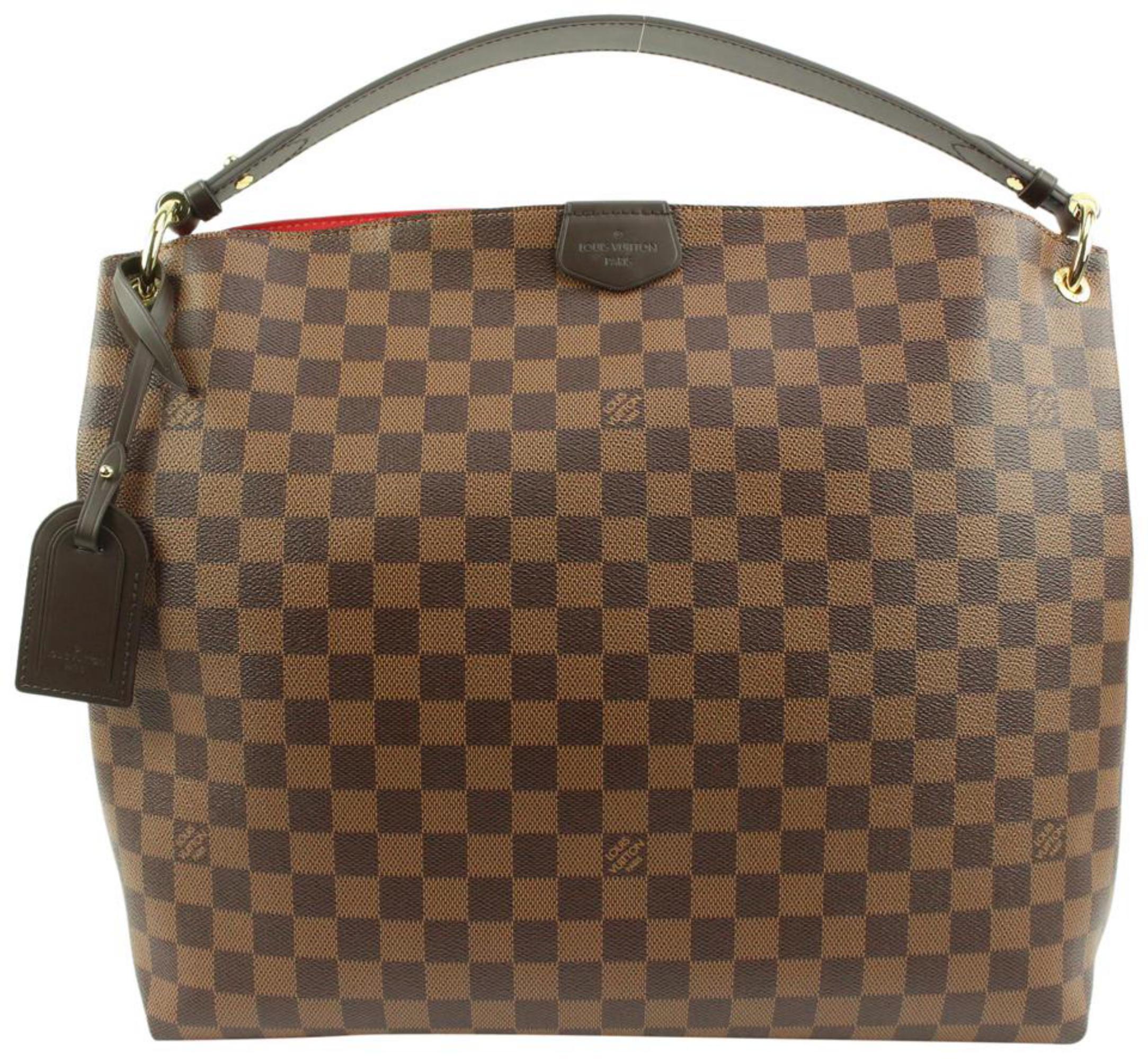 Women's Louis Vuitton Damier Ebene Graceful MM Hobo Bag 37lv217s