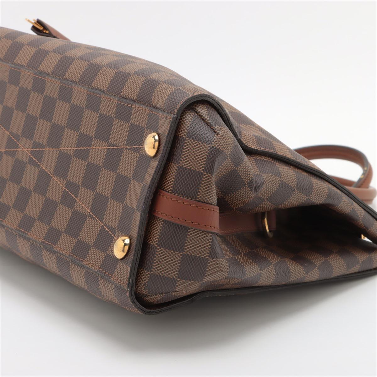 Louis Vuitton Damier Ebene Greenwich Two - Way Handtasche Damen im Angebot