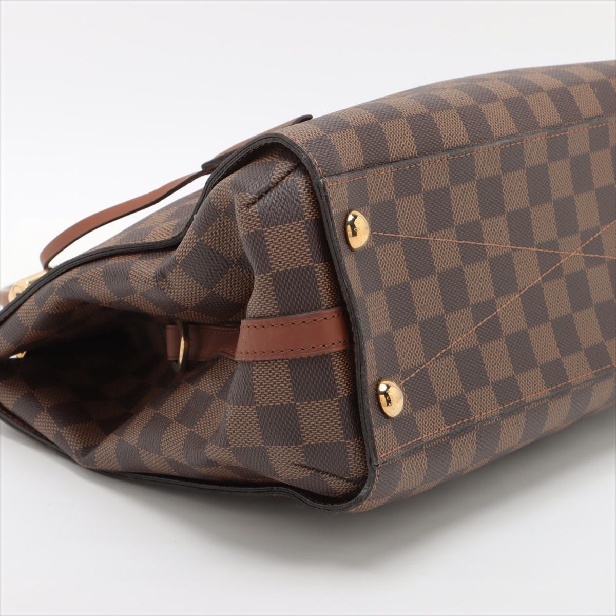 Louis Vuitton Damier Ebene Greenwich Two - Way Handtasche im Angebot 1