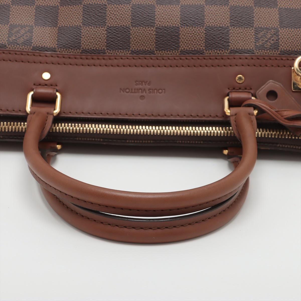 Louis Vuitton Damier Ebene Greenwich Two - Way Handtasche im Angebot 2