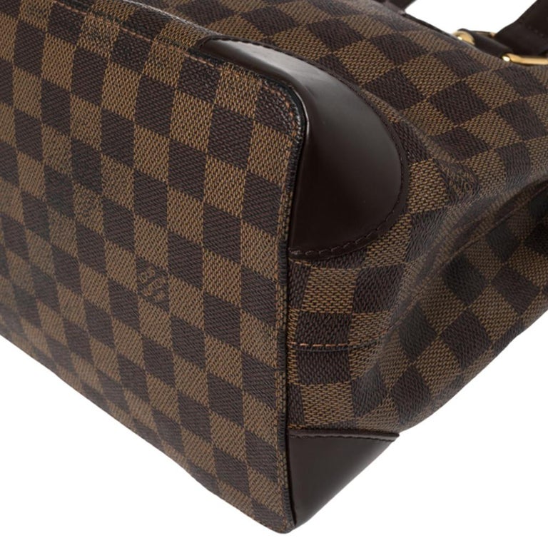 Louis Vuitton Hampstead PM Damier Ebene Canvas Shoulder Bag on SALE