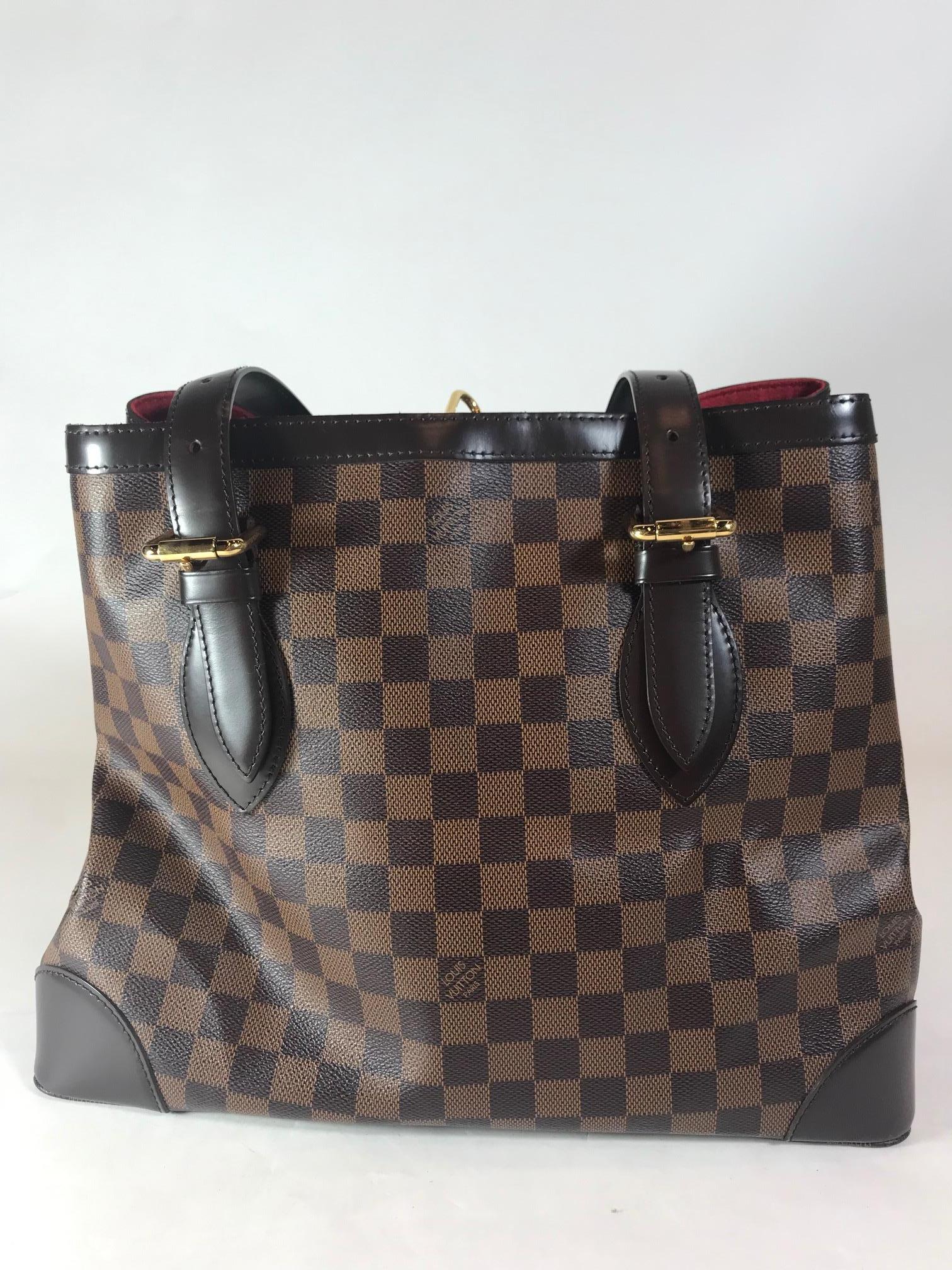 Louis Vuitton Damier Ebene Hampstead PM In Excellent Condition In Roslyn, NY
