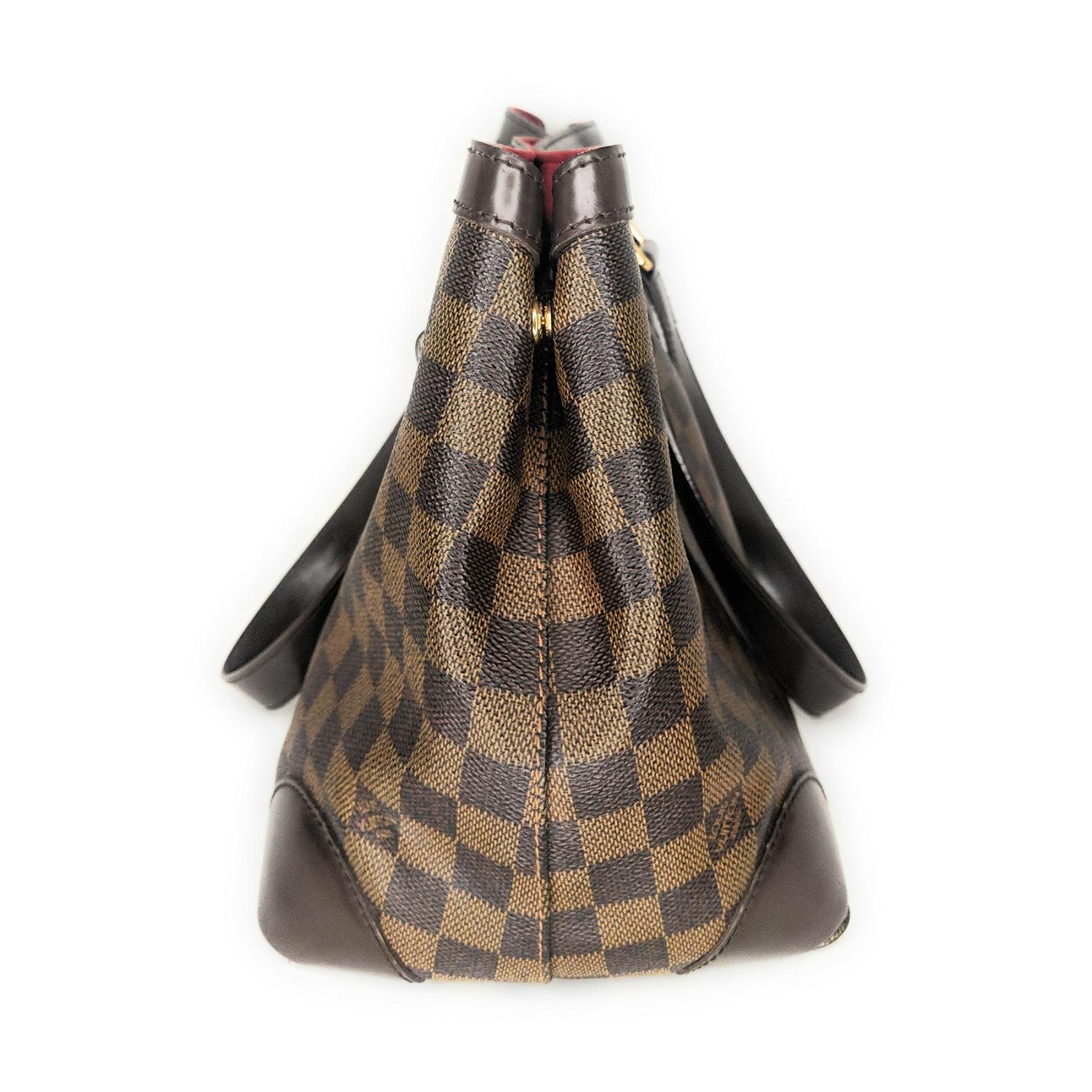 Black Louis Vuitton Damier Ebene Hampstead PM Shoulder Bag