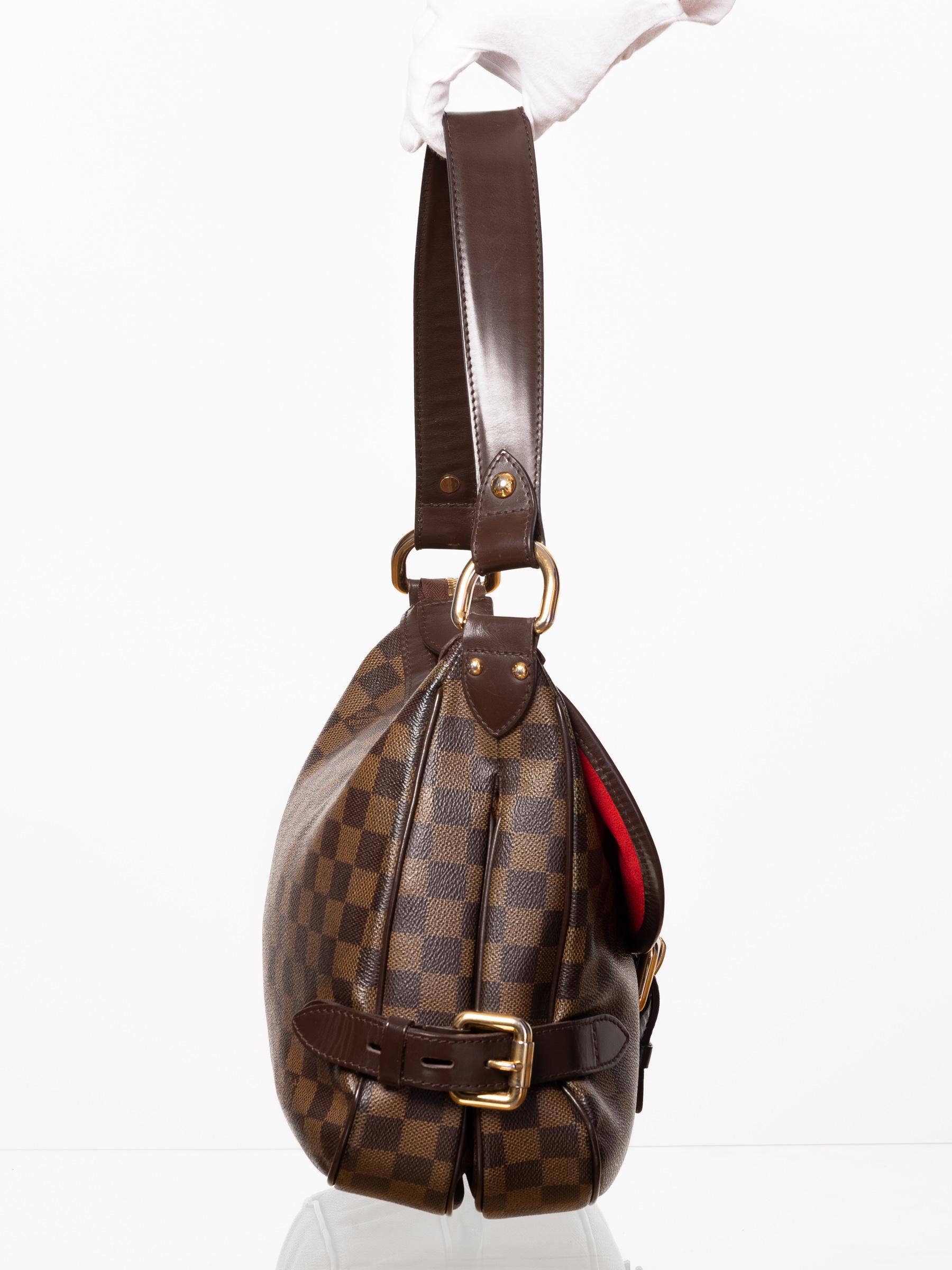 Black Louis Vuitton Damier Ebene Highbury Bag