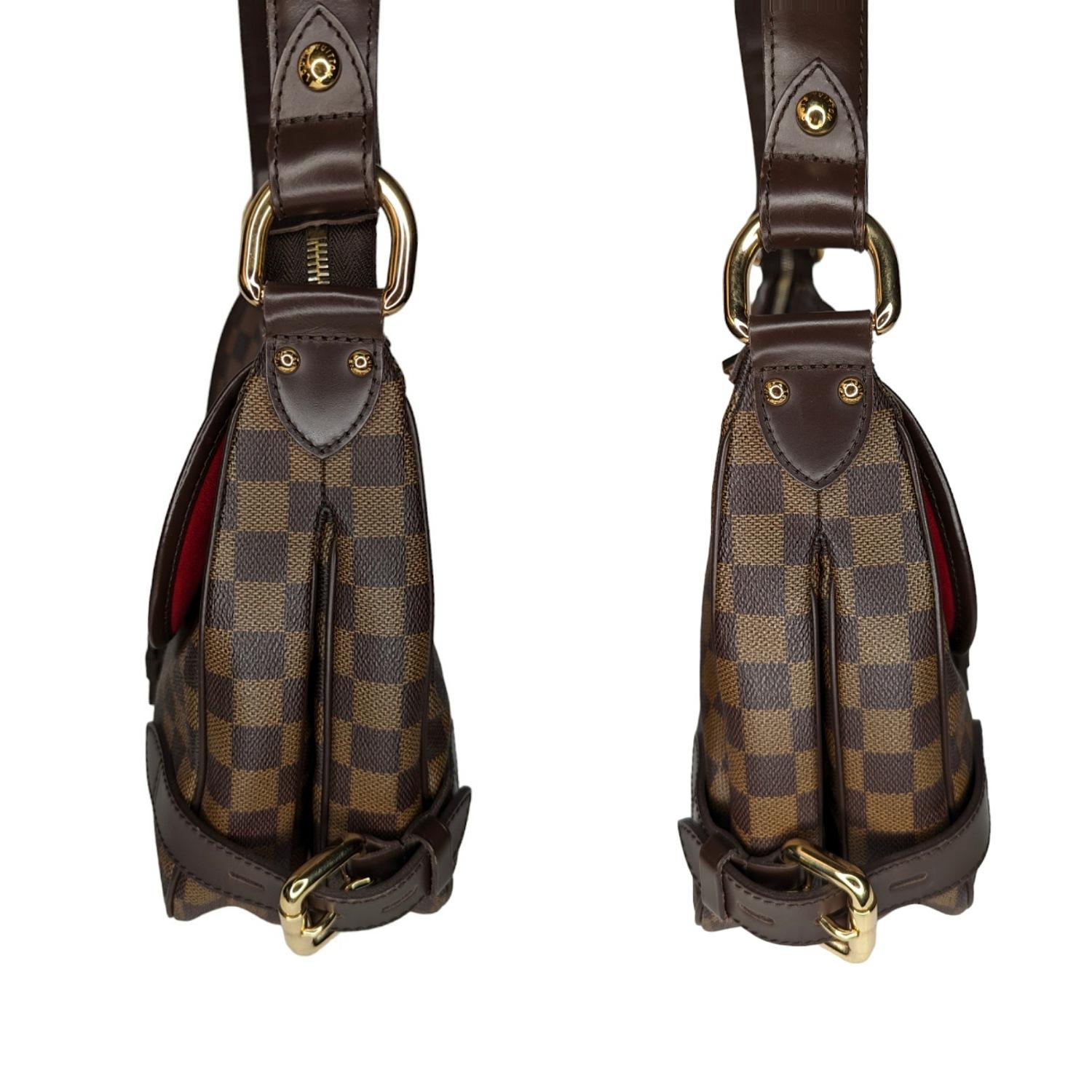 Black Louis Vuitton Damier Ebene Highbury Handbag