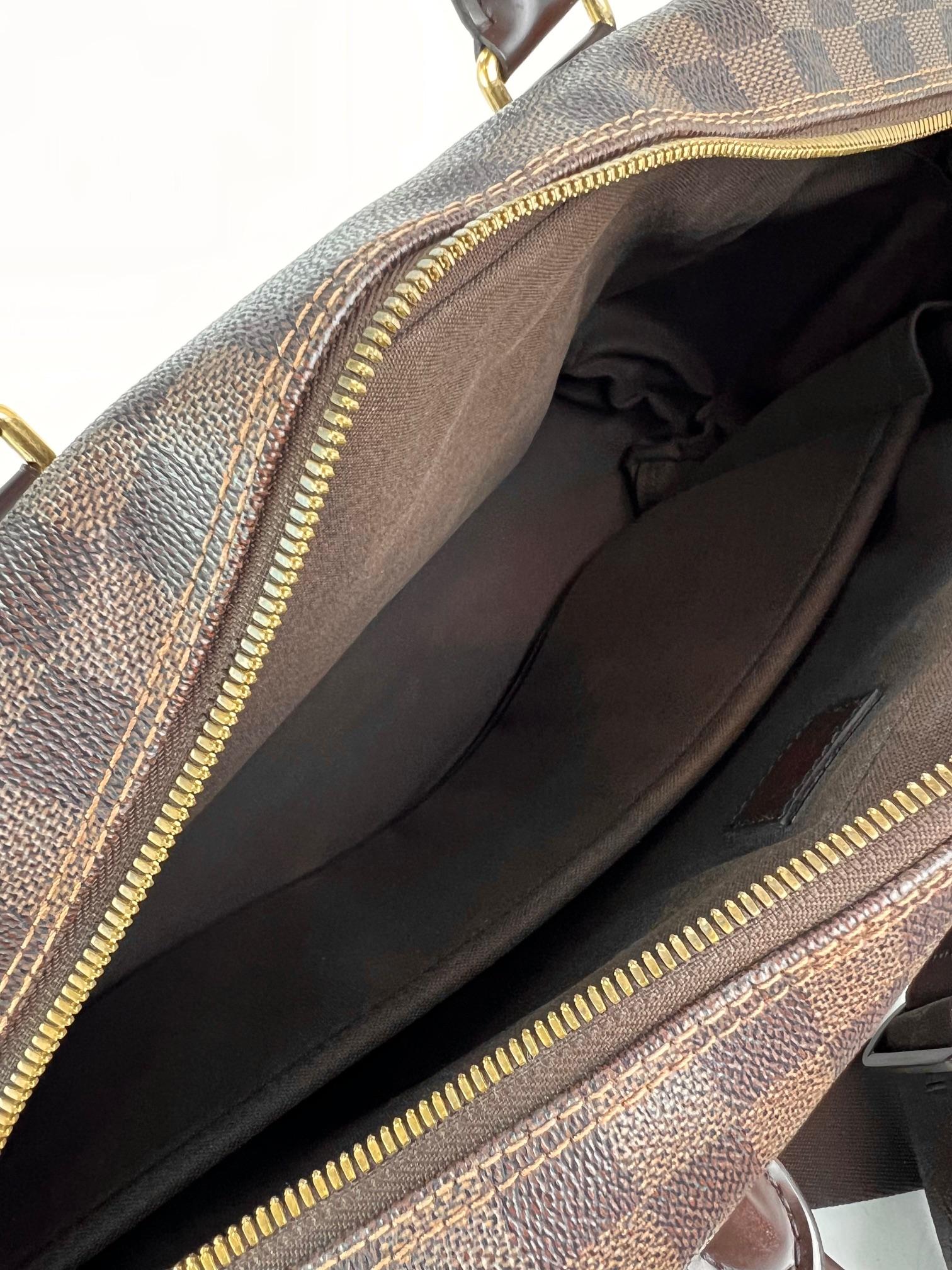 Louis Vuitton Damier Ebene Icare Weekender Briefcase Men's Bag For Sale 8