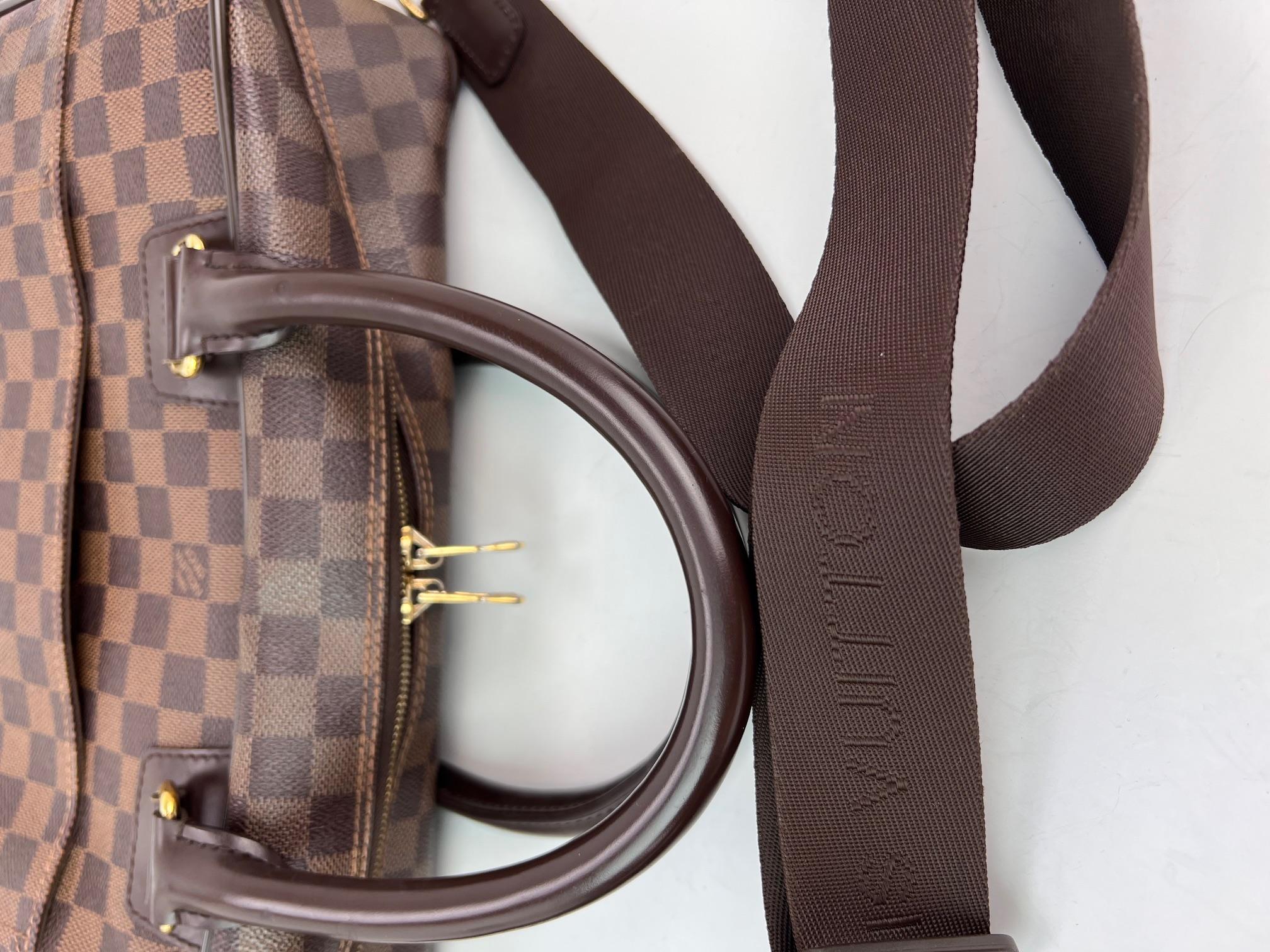 Louis Vuitton Damier Ebene Icare Weekender Briefcase Men's Bag For Sale 10