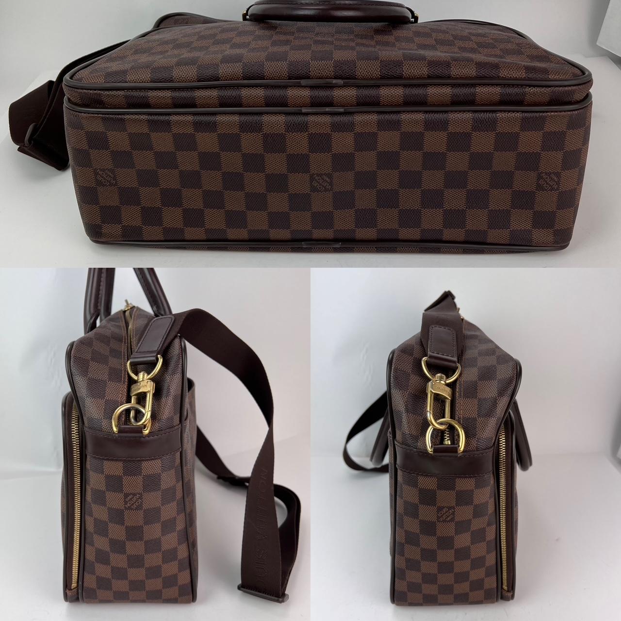 Louis Vuitton Damier Ebene Icare Weekender Briefcase Men's Bag In Excellent Condition For Sale In Freehold, NJ
