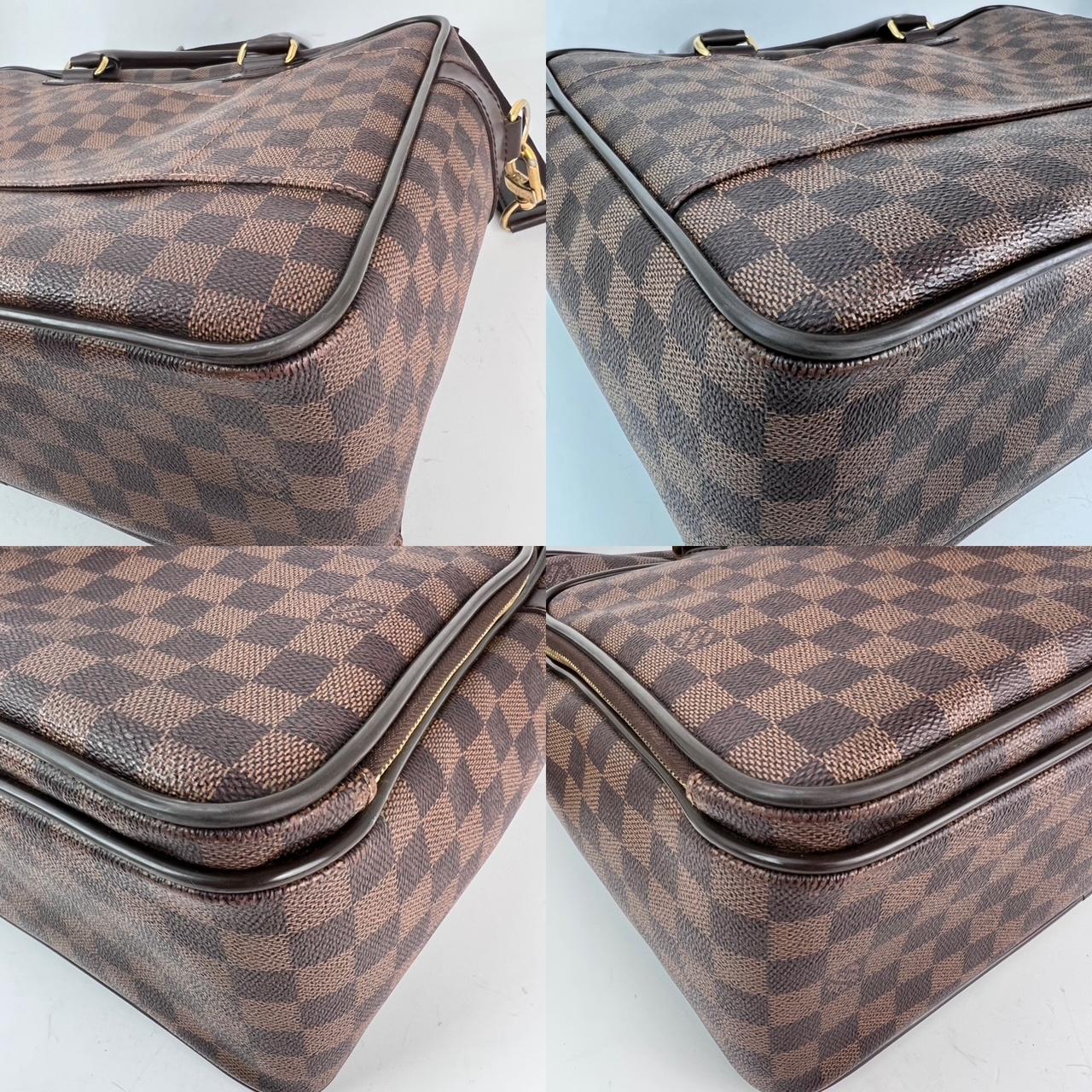 Louis Vuitton Damier Ebene Icare Weekender Briefcase Men's Bag For Sale 1