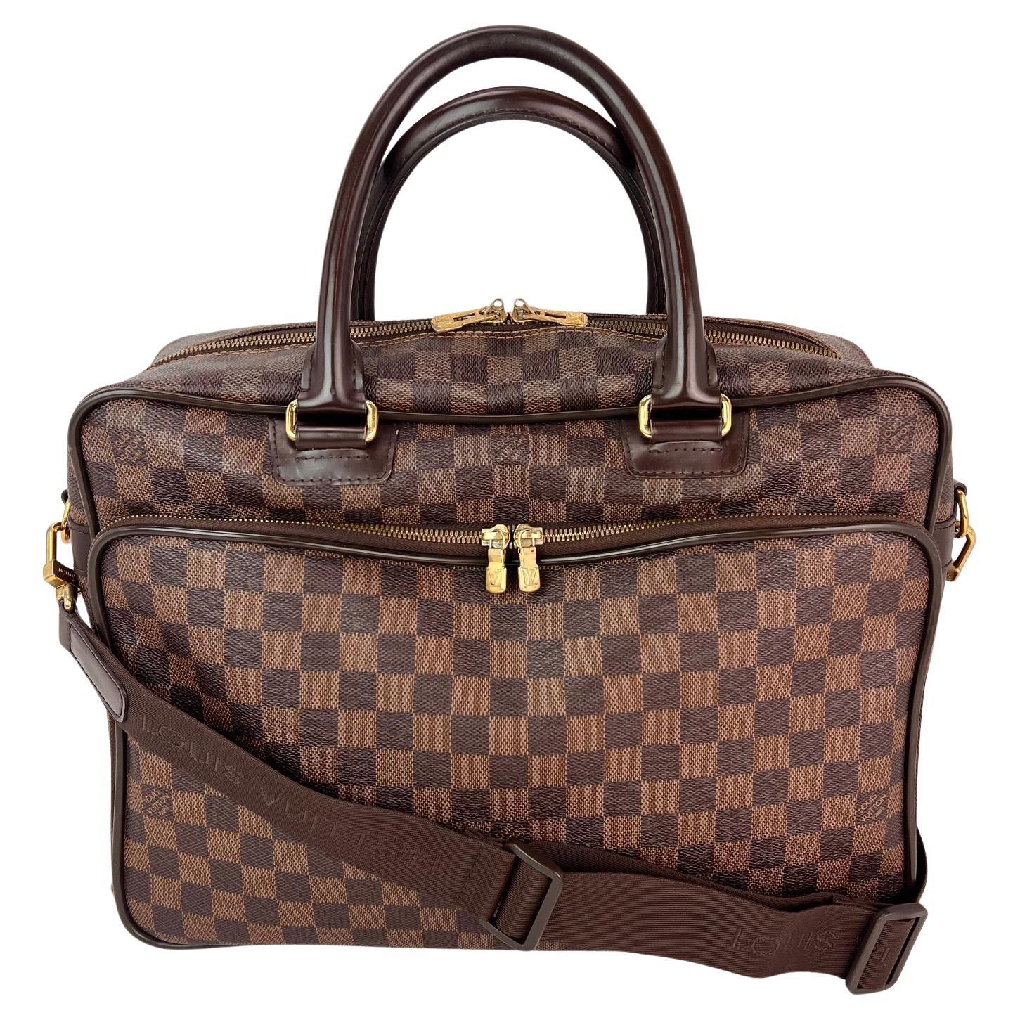 Louis Vuitton Damier Ebene Icare Weekender Briefcase Men's Bag
