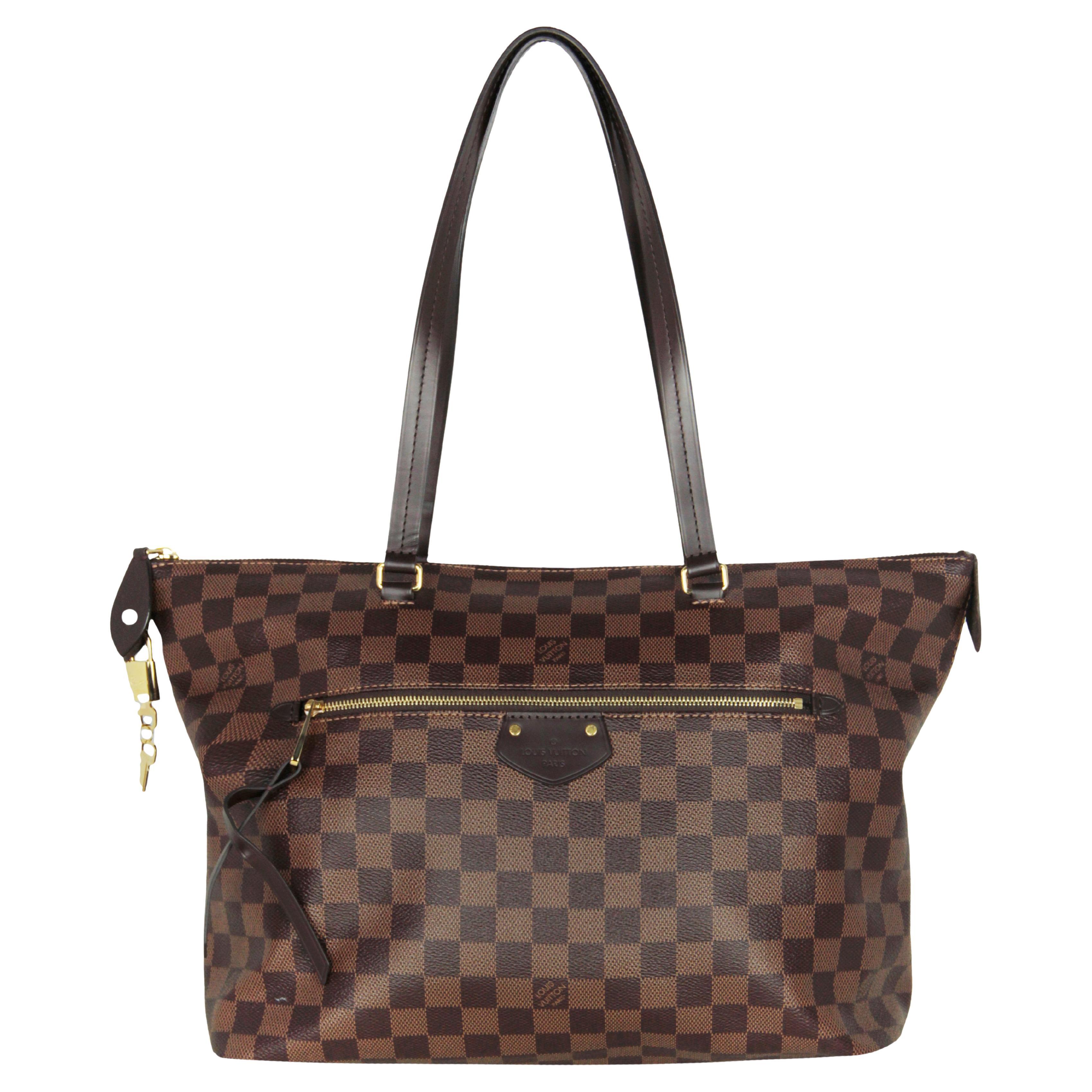 Louis Vuitton Damier Ebene Iena MM Tote Bag For Sale