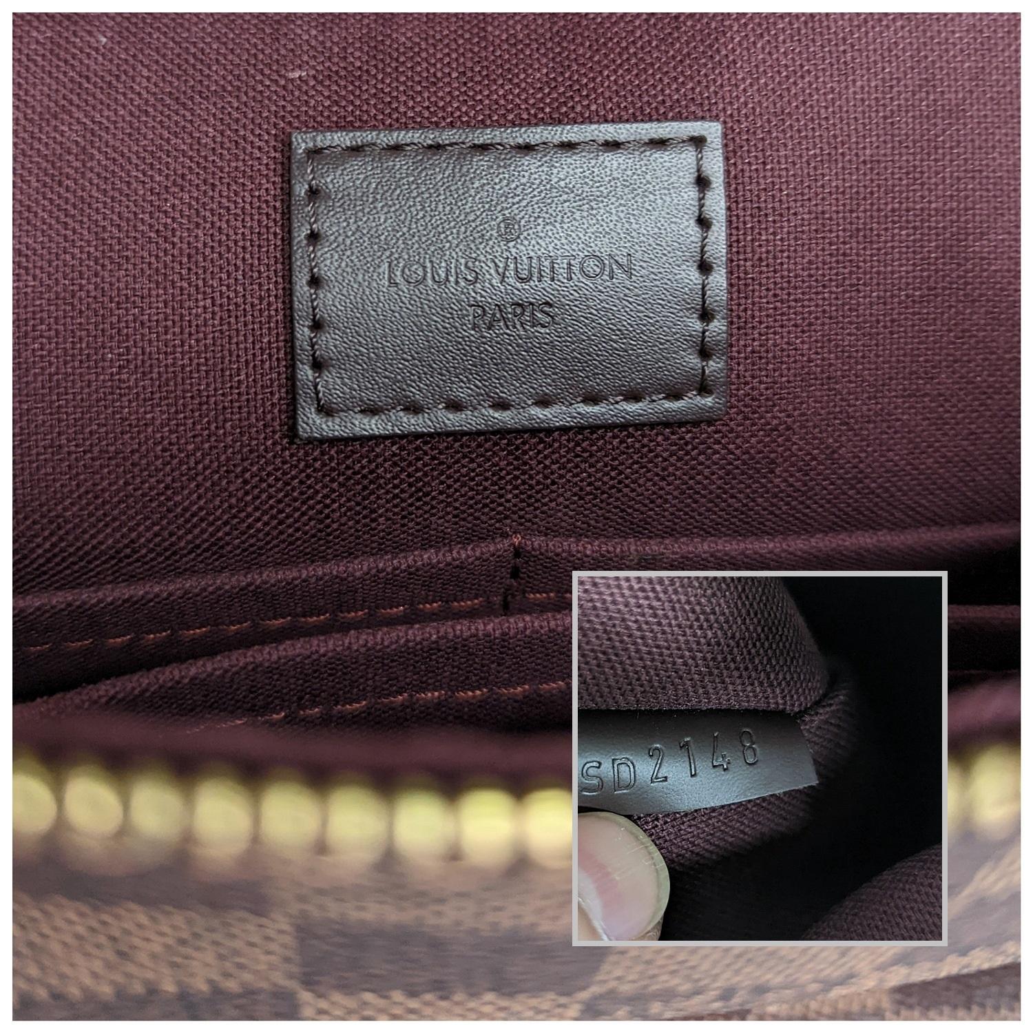 Louis Vuitton Damier Ebene Iéna PM Tote In Excellent Condition In Scottsdale, AZ