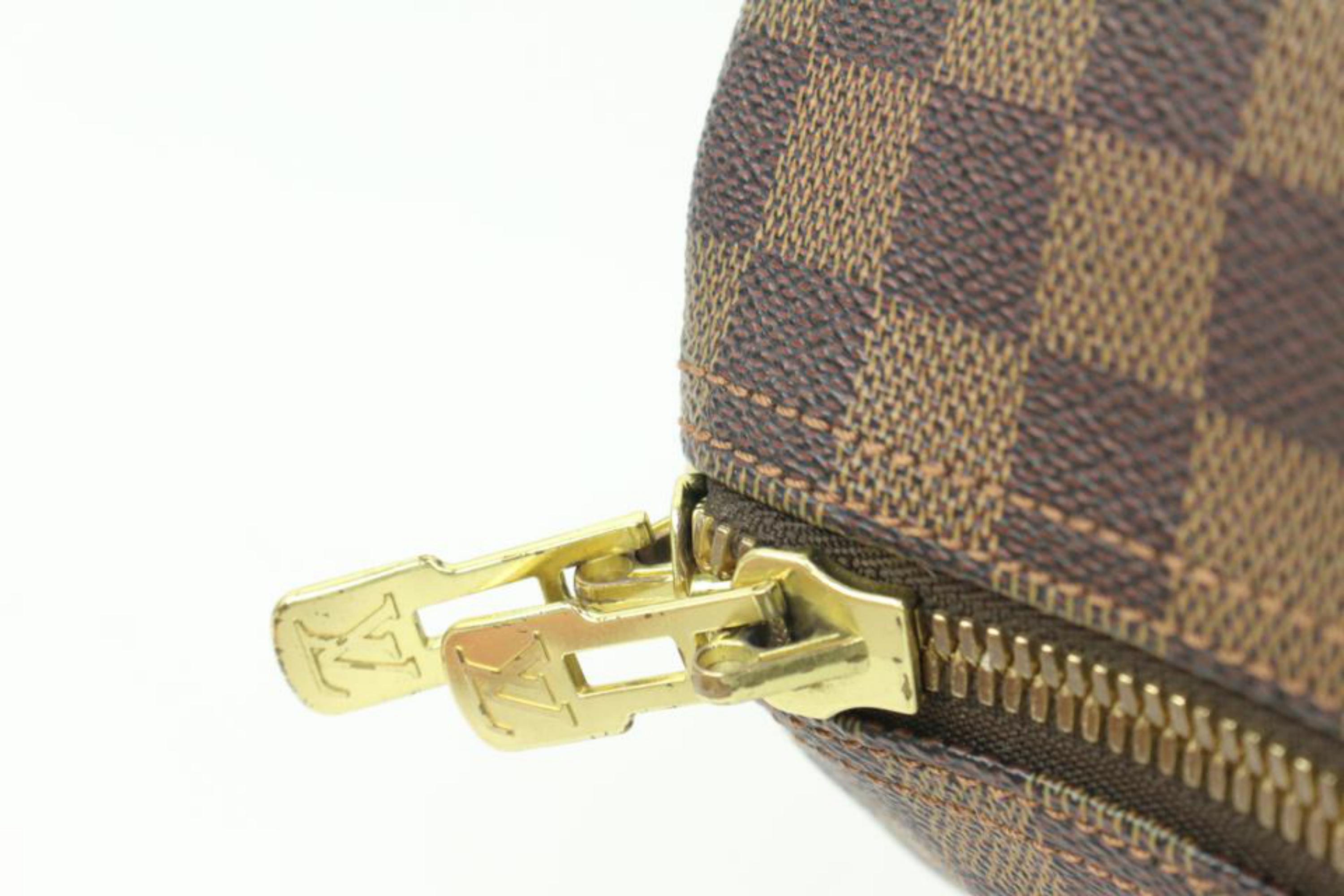Louis Vuitton Damier Ebene Keepall 50 Boston Duffle Bag 66lk421s For Sale 3