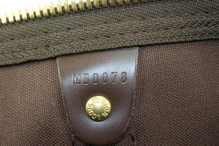 Louis Vuitton Damier Ebene Keepall 50 Duffle Bag 6lz425s