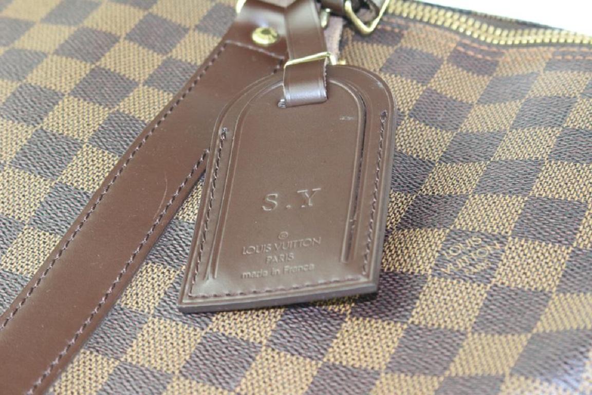 Louis Vuitton Damier Ebene Keepall 50 Duffle bag 366lvs225  For Sale 4