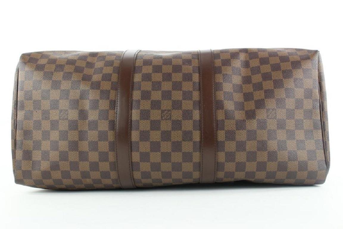 Women's Louis Vuitton Damier Ebene Keepall 50 Duffle bag 366lvs225  For Sale