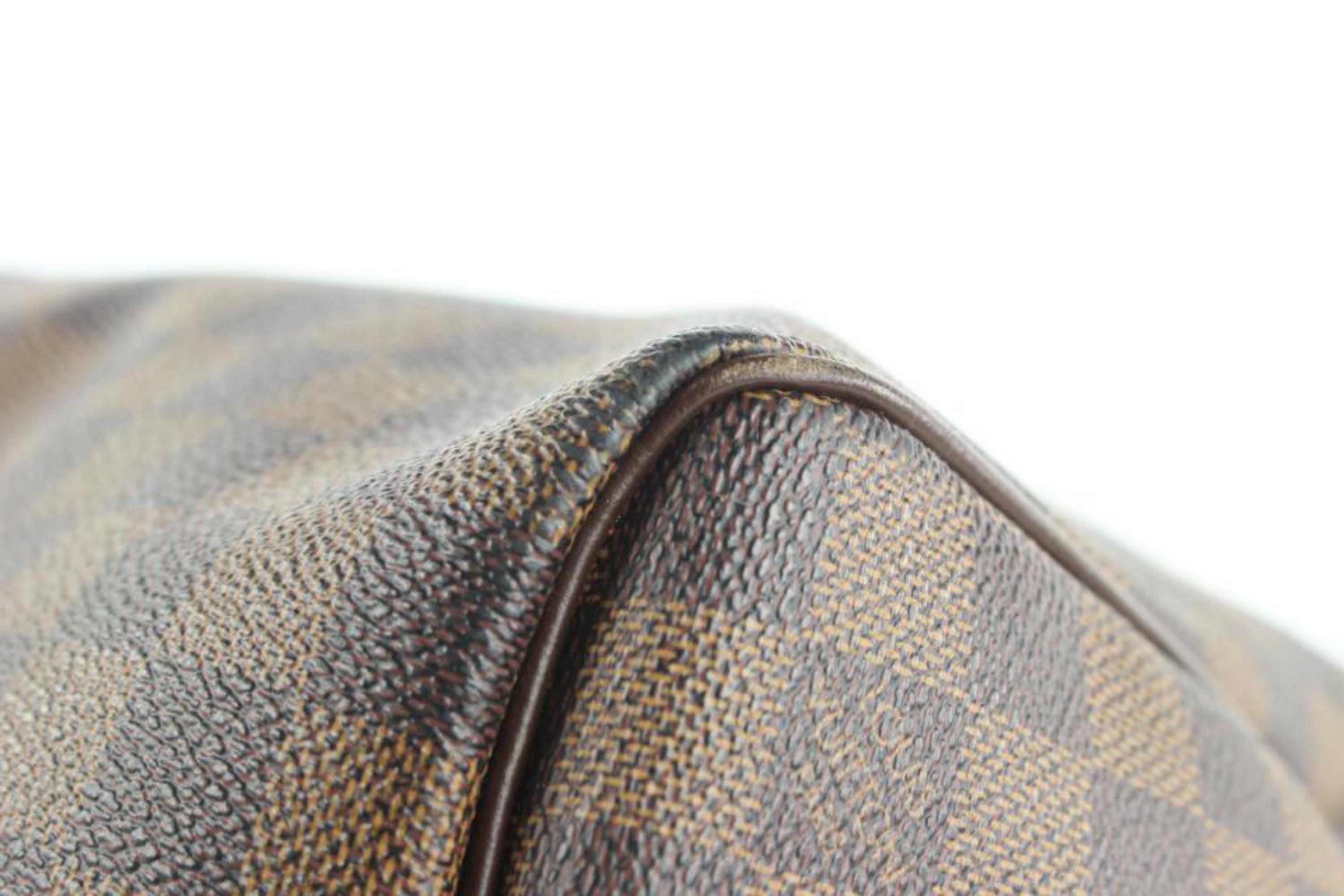 Louis Vuitton Damier Ebene Keepall 50 Duffle bag 4lv1123 For Sale 4
