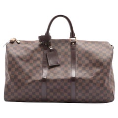 Vintage Louis Vuitton Damier Ebene Keepall 50 Duffle Bag 4LV712