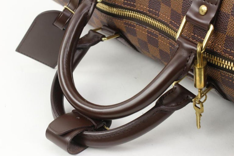 Louis Vuitton Damier Ebene Keepall 50 Duffle Bag 6lz425s In Good Condition For Sale In Dix hills, NY