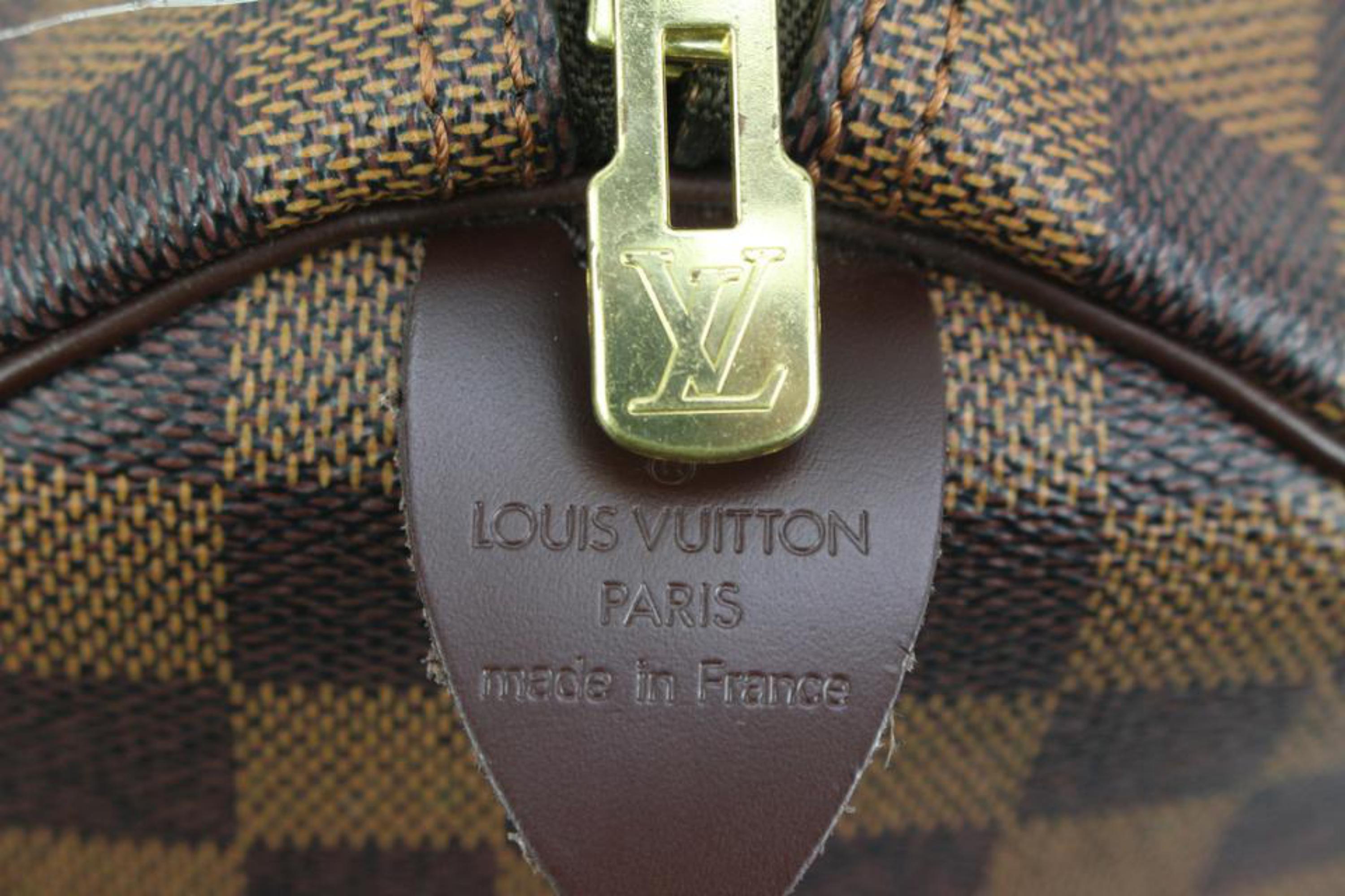 Louis Vuitton - Sac de voyage Keepall 50 en damier ébène 41lk75 Pour femmes en vente