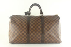 Louis Vuitton Damier Ebene Keepall 55 1LV105K