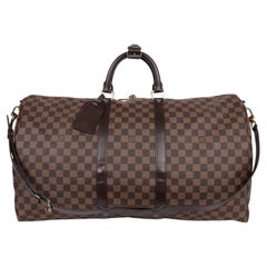 Louis Vuitton Damier Ebene Keepall 55 Bag