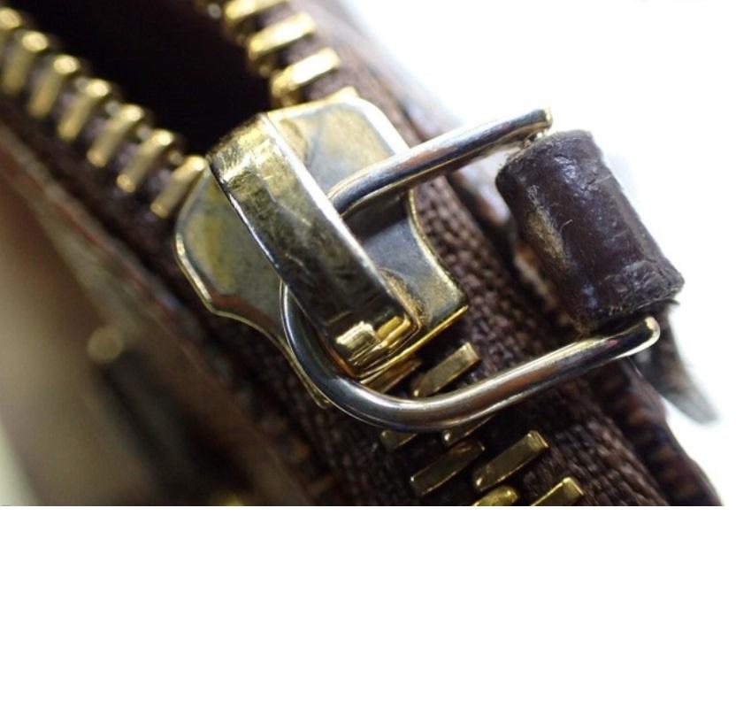 Louis Vuitton Damier Ebene Leather Lena MM Bag 5