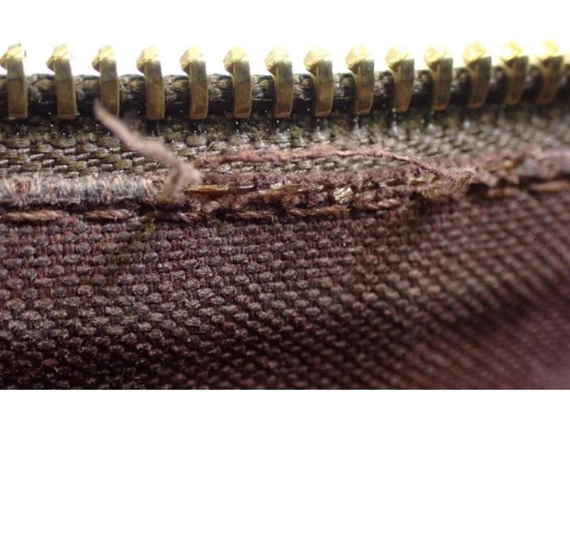 Louis Vuitton Damier Ebene Leather Lena MM Bag 7