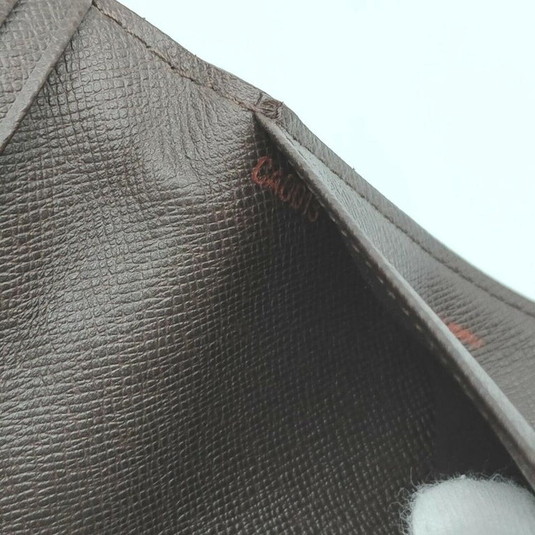 Louis Vuitton Monogram Long Bifold Check Wallet Leather ref.291669
