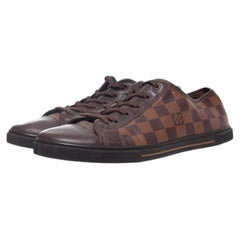 Louis Vuitton, Damier ebene low canvas trainers