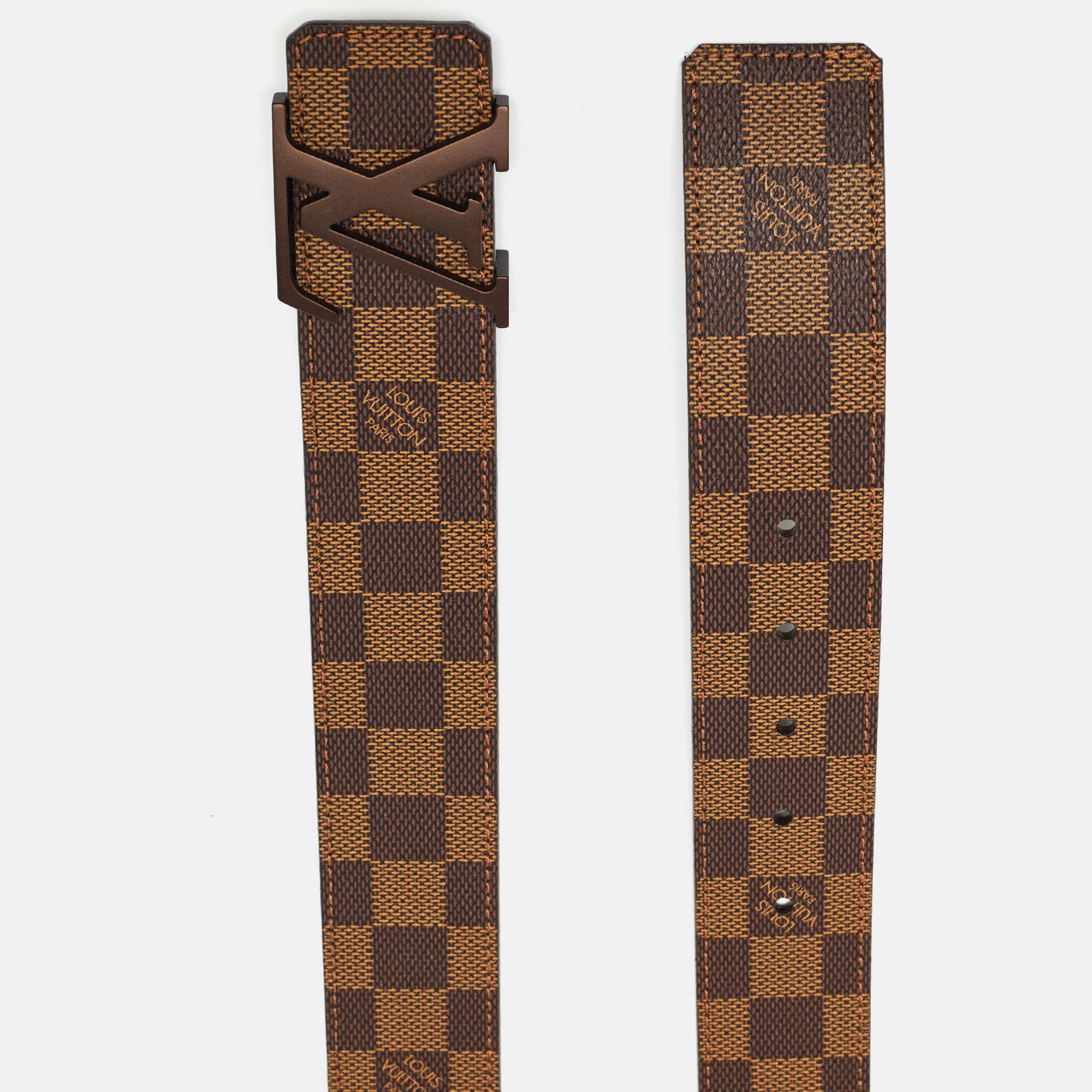 This belt from Louis Vuitton has an appealing design. The designer belt has a sturdy buckle that can be easily fastened and unfastened. The belt is perfect to adorn your waist and for making a style statement.

Includes
Original Dustbag