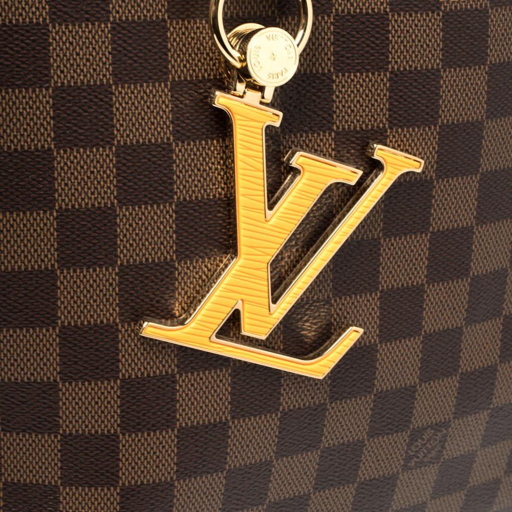 Damier Ebene LV Riverside Tragetasche von Louis Vuitton 6