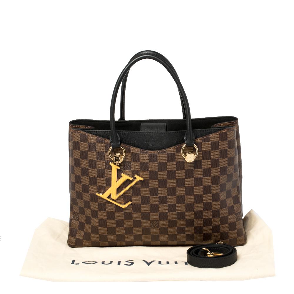 Damier Ebene LV Riverside Tragetasche von Louis Vuitton 7