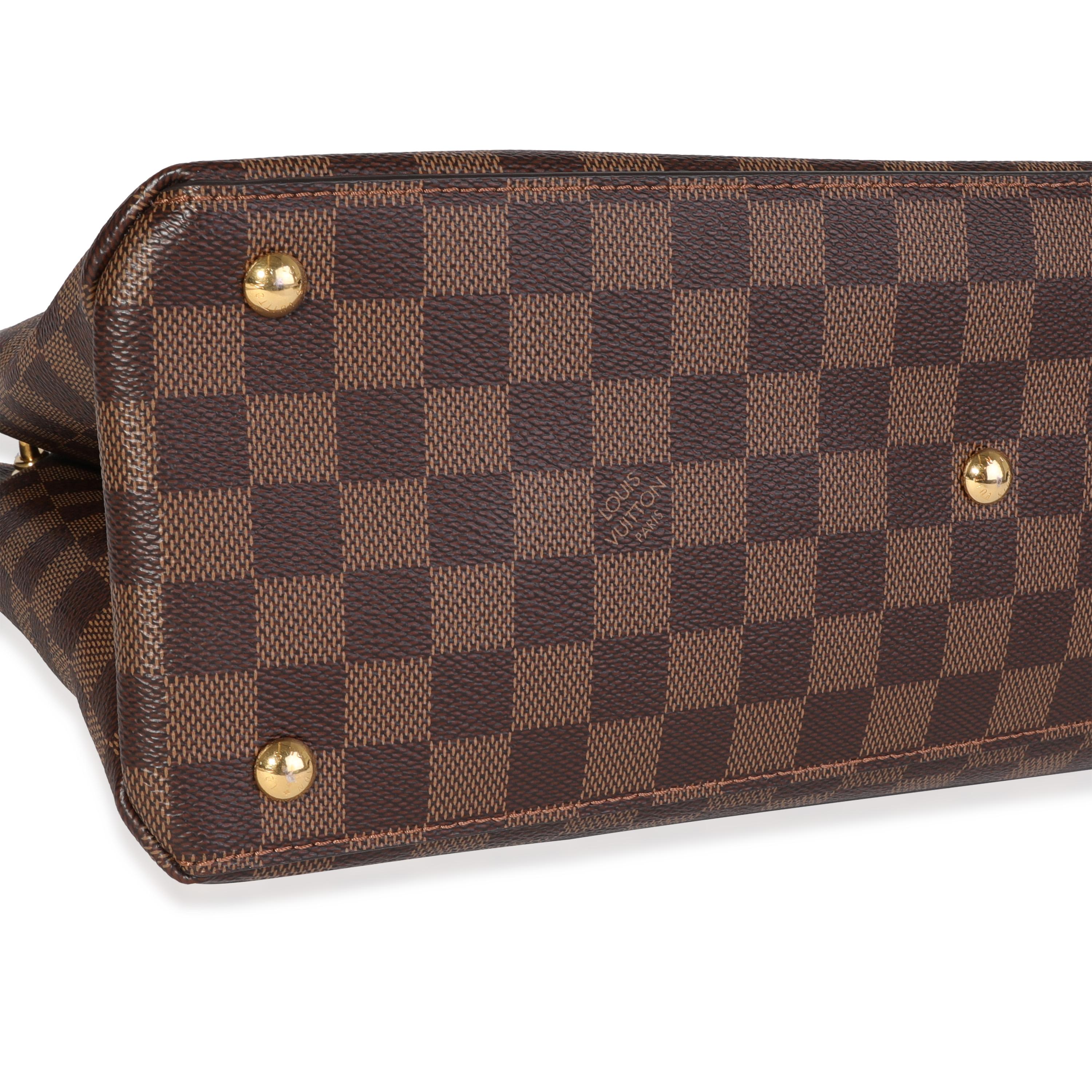 Black Louis Vuitton Damier Ebene LV Riverside Tote